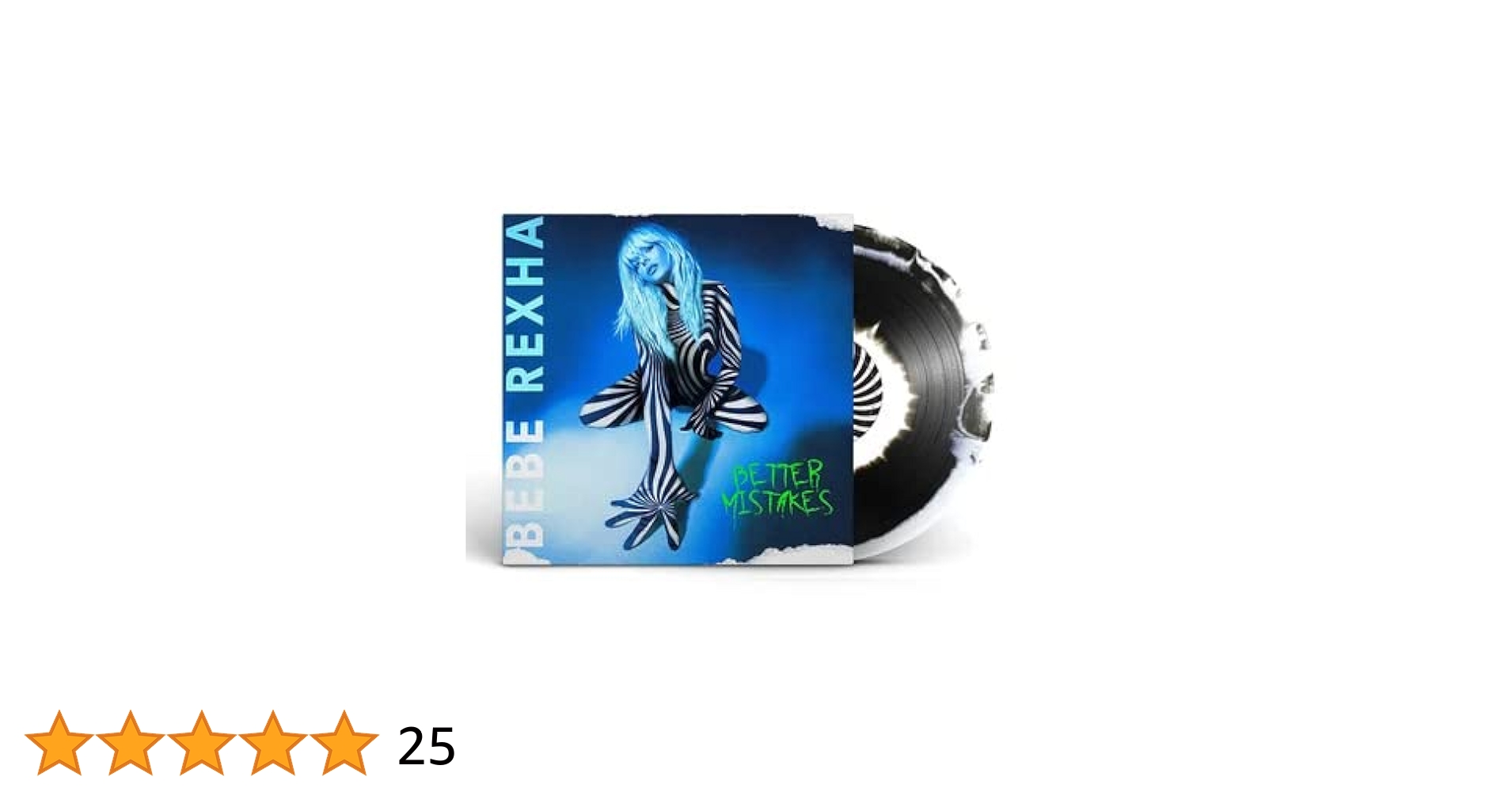 【新品LP限定版・希少】BETTER MISTAKES BEBE REXHA Bebe Rexha - Better Mistakes - Colored Vinyl LP - NEW